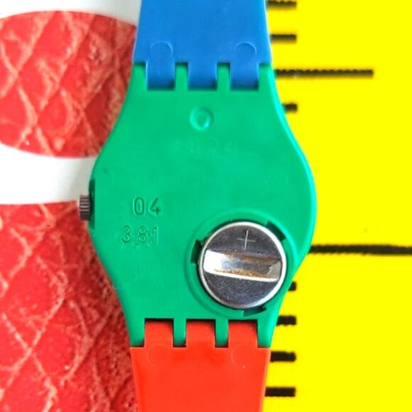 Swatch watch GAMBELA LG102 1986 Standard Ladies rare Swiss made New old stock - Picture 8 of 10